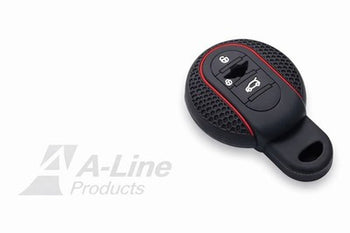 Mini Key Fob Cover Silicone Case Black RED MINI Cooper S ONE JCW F54 F55 F56
