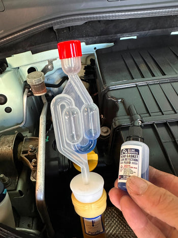 Combustion Leak Tester Head Gasket Test kit Block Sniff Fluid PETROL both sizes