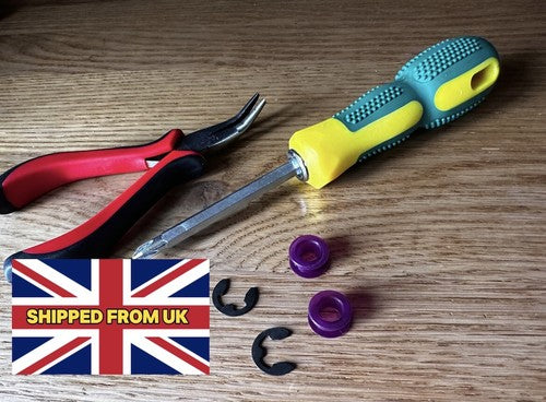 2x Both Needed Suzuki SWIFT Gear LINKAGE BUSHING Repair Kit Inc Tools UK