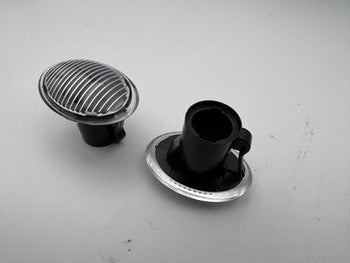 2x Fiat 500 Ford KA INDICATOR SIDE REPEATER CLEAR/LIGHT TINT