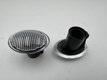 2x Fiat 500 Ford KA INDICATOR SIDE REPEATER CLEAR/LIGHT TINT