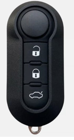 Silver/black Heart Bling Diamante Key Remote Cover Case For Fiat 500 + other