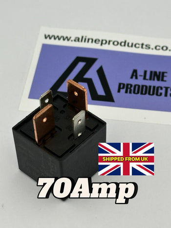 uprated 70A 12V Relay HF Automotive Relay 4 Pins (large output pins) HFV7 – 012