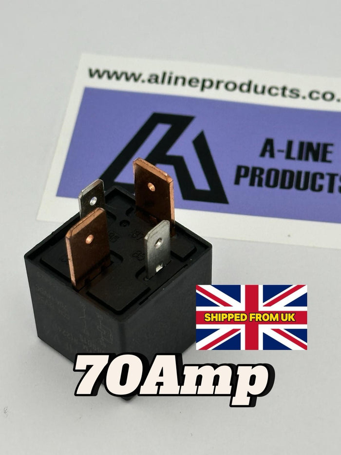uprated 70A 12V Relay HF Automotive Relay 4 Pins (large output pins) HFV7 – 012