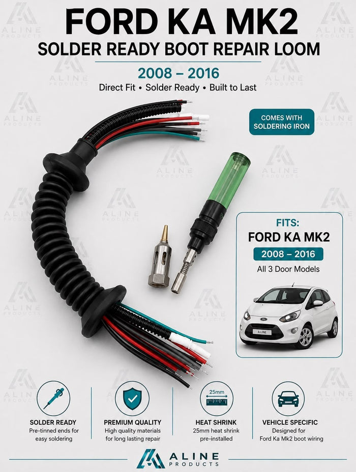 Ford KA Repair full kit Set Cable Wiring Harness wire for Boot Tailgate