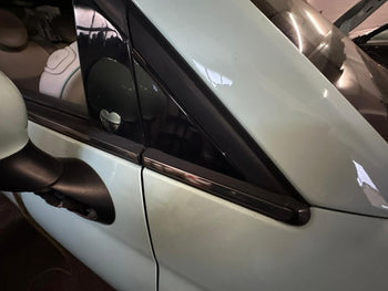 Door Side Mirror quarter 's Gloss Black Cover Trim For Fiat 500 2008 – 2019