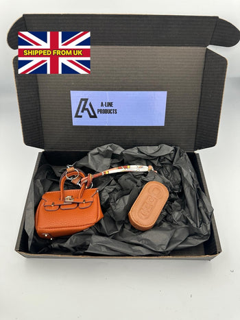 Fiat 500 KEYRING Gift set handbag key holder /bag opens to keep things