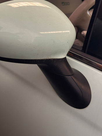 RIGHT Fiat 500 WING MIRROR ARM STEM COVER STEM CAP UK OSF DRIVERS SIDE
