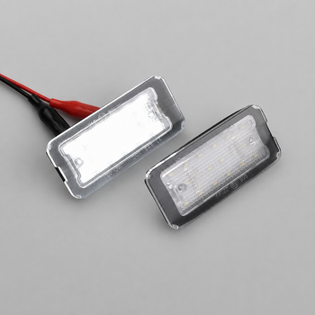 2pcs LED Licence Number Plate Light ultra White Canbus For Fiat 500 500C Abarth
