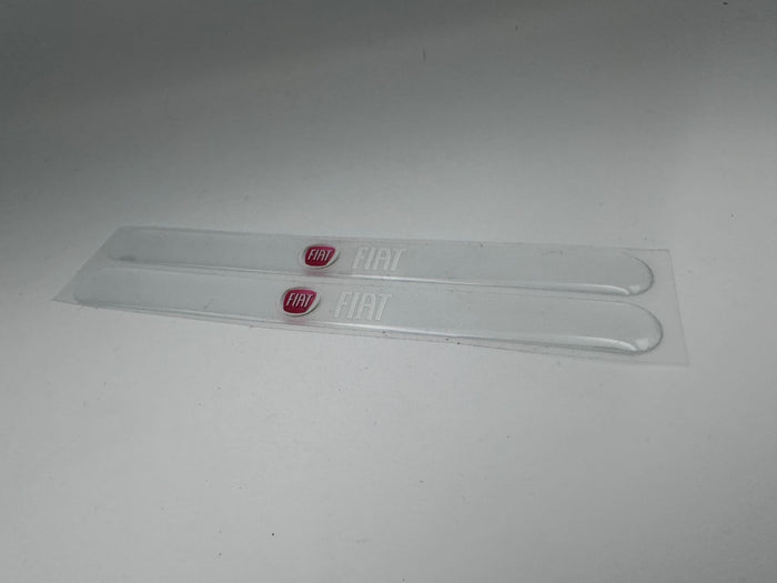 2x For Fiat DOOR EDGE SCRATCH PROTECTOR GUARD STRIP SET CLEAR all Models